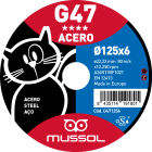 Disco desbaste Acero G47 T27