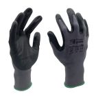 GUANTES NYLON-SPANDEX GRIS Y SUPERFOAM NEGRO - KARONTE