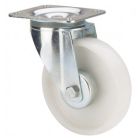 Rueda poliamix blanco SERIE 130-130 Giratoria