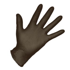 GUANTES NITRILO DIAMANTADO REUTILIZABLE NEGRO - DUNE