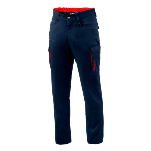 PANTALONES CARGO VERMONT Azul marino-Rojo